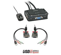 Lindy 42342 interruptor kvm negro