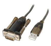 LINDY 42855 - Adaptador USB a RS-232 (Macho/Macho, 1.5 m)