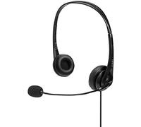 Lindy Auriculares con micrófono 42870 — Alámbricos de diadema USB tipo A Negro