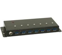 Lindy 43128 hub de interfaz 5000 mbit/s negro