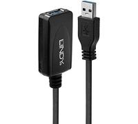 Lindy 43155 cable usb 5 m usb 3.2 gen 1 (3.1 gen 1) usb a negro