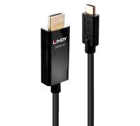 Lindy 43292 adaptador de cable de vídeo 2 m usb tipo c hdmi tipo a (e