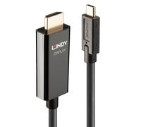 Lindy 43317 adaptador de cable de vídeo 10 m usb tipo c hdmi tipo a (