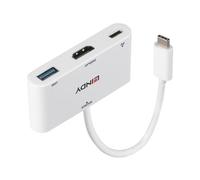 Lindy 43340 adaptador gráfico usb 3840 x 2160 pixeles blanco