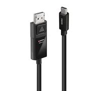 Lindy Cable USB-C a DisplayPort 43343 3 m 8K 144Hz chapado en oro macho/macho negro
