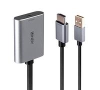 LINDY 43347 Convertidor HDMI a USB C, con alimentación de Poder, 0,5 m