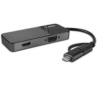 Lindy 43354 base para portátil y replicador de puertos usb 3.2 gen 1