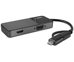 Lindy 43354 base para portátil y replicador de puertos usb 3.2 gen 1