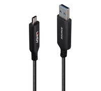 Lindy 43396 25 m USB 3.2 5 Gbps Tipo A a C Cable híbrido