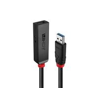 LINDY 43400 Extensión activa USB 3.0 delgada de 3 m