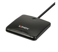 Lindy 43407 lector de tarjeta magnética usb negro