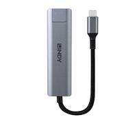 Lindy - Concentrador USB 3.2 Gen 2 Tipo C y Gigabit Ethernet
