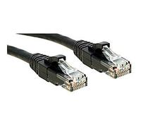 Lindy 45432 - Cable de Red (1 m, Cat6, U/UTP (UTP), RJ-45, RJ-45, Negro)