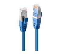 Lindy 45642 - Cable Ethernet (Longitud 1 m, 2 x RJ-45, Cat6), Color Azul