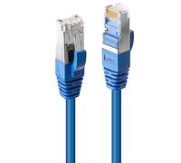 Lindy 45642 - Cable Ethernet (Longitud 1 m, 2 x RJ-45, Cat6), Color Azul