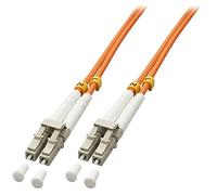 LINDY 46414 LC-LC OM2 50/125 - Cable de fibra óptica (250 m), color naranja