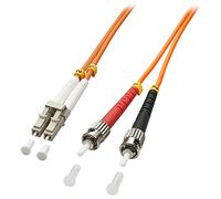 LINDY 46490 - Cable de fibra óptica dúplex LC/ST OM2 (1 m)