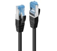 Lindy 47183 - Cable de red (10 m, Cat6, S/FTP (S-STP), RJ-45, RJ-45, Negro)