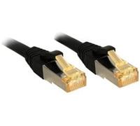 Lindy 47307 cable de red negro 1 m cat7 s/ftp (s-stp)