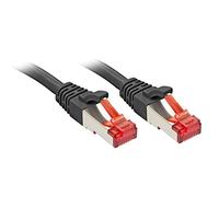 Lindy 47394 - Cable de red (2 m, Cat6, S/FTP (S-STP), RJ-45, RJ-45, Negro)