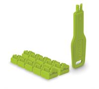 Lindy Cerrojo RJ45 47894, 10 piezas con llave, color verde