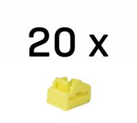 Lindy 47901 bloqueador de puerto rj-45 amarillo acrilonitrilo butadien