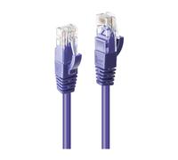 Lindy Cable Ethernet Cat.6 U/UTP de 0,3 m, Color Morado