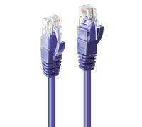 LINDY 48120 Cable de Red Patch Cat.6 U/UTP Violeta Morado 2 m