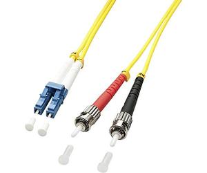 LINDY 5.0m OS2 LC - ST Duplex Cable de Fibra optica 5 m Amarillo - Cable de Fibra óptica (5 m, OS2, LC, ST, Male Connector/Male Connector, Amarillo)