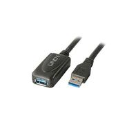LINDY 5M Transferencia De Datos USB Cable Tipo Macho A Hembra Alargador Blindaje