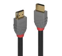 Lindy 7.5m Standard HDMI Cable, Anthra Line, Long Length, Gold Plated, Ethernet,