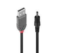 Lindy 70266 cable de transmisión Negro 1,5 m USB A