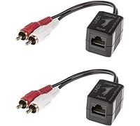 Lindy 70460 extensor audio/video transmisor de señales av negro, rojo