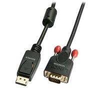 LINDY Adaptador DisplayPort a VGA 41941 Negro 1 m