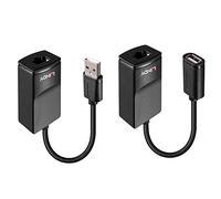 Lindy 43365 ampliador de red Transmisor y receptor de red Negro