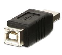 LINDY Adaptador USB, USB A Macho a B Hembra