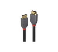 LINDY Anthra Line 2M Displayport A/V Cable Dp Macho-Macho Digital Escudo Negro