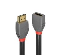LINDY Anthra Line High Speed HDMI Extension Cable, 1 m