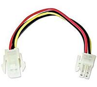 Lindy ATX P4 Motherboard Power Extension Cable, 0.3m 4 Way ATX - Adaptador para Cable (0.3m, 4 Way ATX, 4 Way ATX, Male Connector/Female Connector)