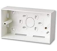 Lindy - Aufputzrahmen146x86mm für Doppel-Wanddosen (UK), 47m