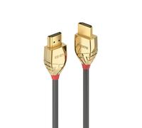 LINDY Back Cable HDMI Línea Dorada de Ultra Alta Velocidad - 2m