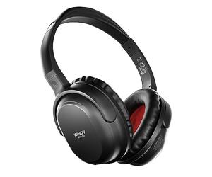 Lindy BNX-60 Diadema Binaural Alámbrico/Inalámbrico Negro, Rojo - Auriculares (Inalámbrico y alámbrico, Diadema, Binaural, Circumaural, 20 - 20000 Hz, Negro, Rojo)