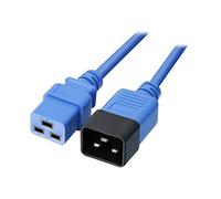 LINDY Cable de alimentación de extensión IEC C19 a IEC C20 de 3 m, Color Azul