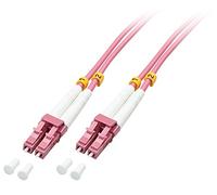 LINDY Cable de conexión de Fibra óptica LC-LC OM4 50/125 de 10 m