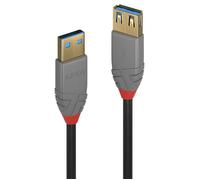 Lindy Cable de extensión USB 3.0 tipo A 36763 – Negro