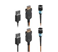 Lindy Cable de fibra óptica e InfiniBand OM3, 100 m, MPO Macho a MPO Macho, Multicolor, 48 Gbit/s - Ref. 38360