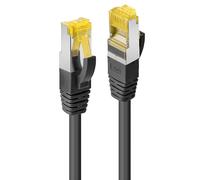 LINDY - Cable de red (Cat.6A, U/UTP, 3 m, 10 unidades), color negro