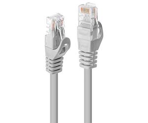 LINDY Cable de Red U/UTP Cat.5e de 2 m, Color Gris