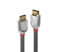 LINDY - Cable DisplayPort HDMI 1.2 Cromo Line de 0.5 Metros, Display Port 4k@60H