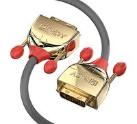 LINDY Cable DVI-D Dual Link de 0,5 m, línea dorada